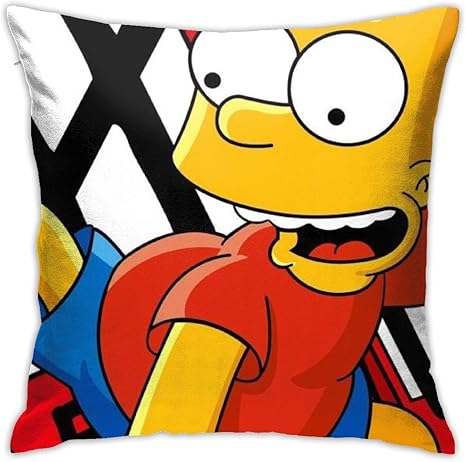 Amazon Co Jp シンプソンズ1 クッションカバー 45 45cm おしゃれ 可愛い 部屋 ソファー 車用 インテリア 飾り 抱き枕カバー ホーム キッチン