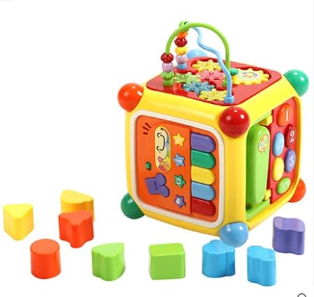 Amazon あそび箱 よくばりボックス マルチプレイセット おもちゃ 子供 幼児 知育玩具 手押し車 プルトイ おもちゃ