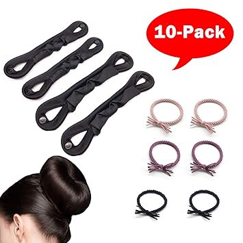 Amazon Com Magic Bun Maker Updo Hair Tools Uiizic 10 Picecs