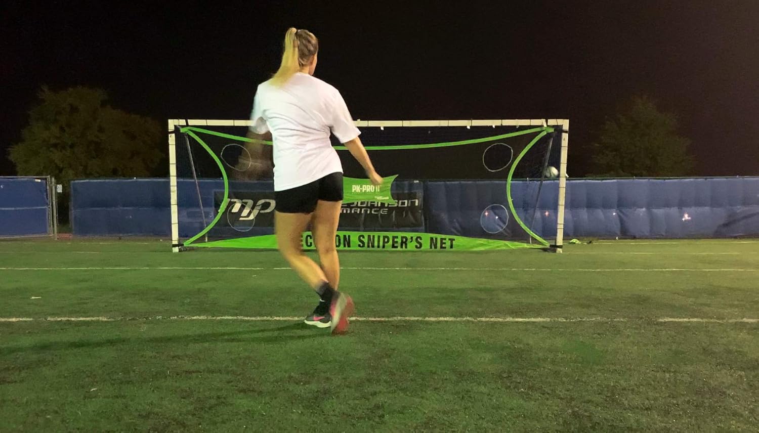 Soccer Innovations 8'x24' Precision PK-Pro II Sniper's Target Goal Net, Green : Sports & Outdoors