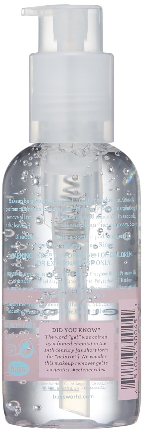 bliss makeup remover
