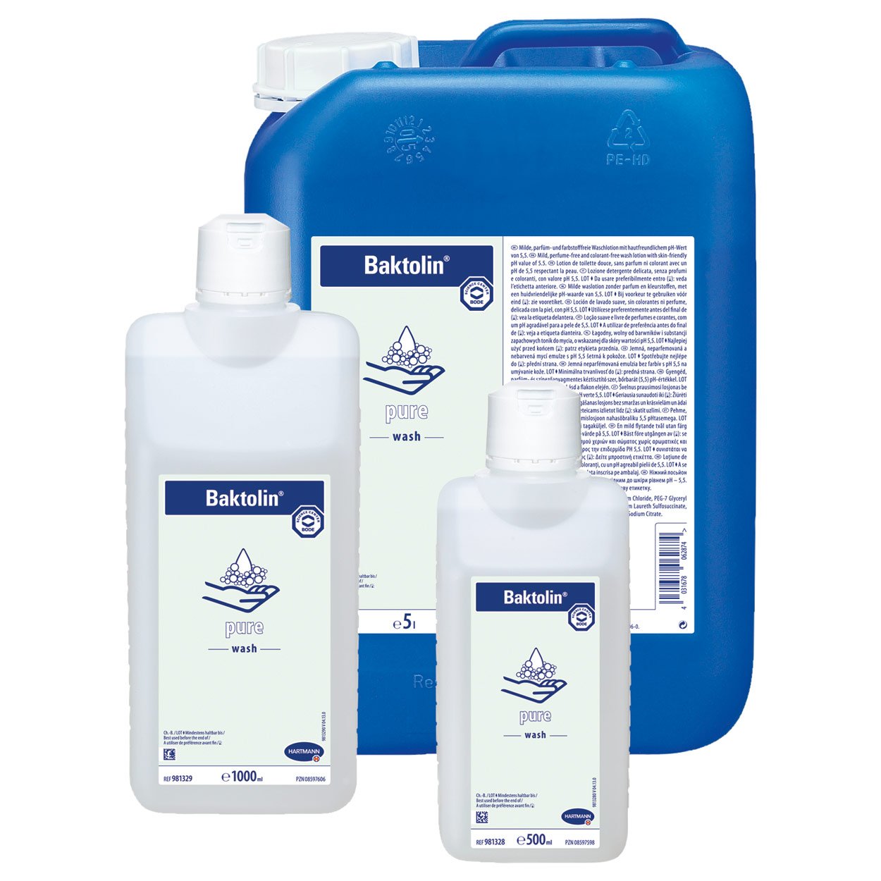 Baktolin 981328 Basic Pure Fragrance-free Cleanser, 16.9 oz, 500 ml (Pack of 1) - Image 3