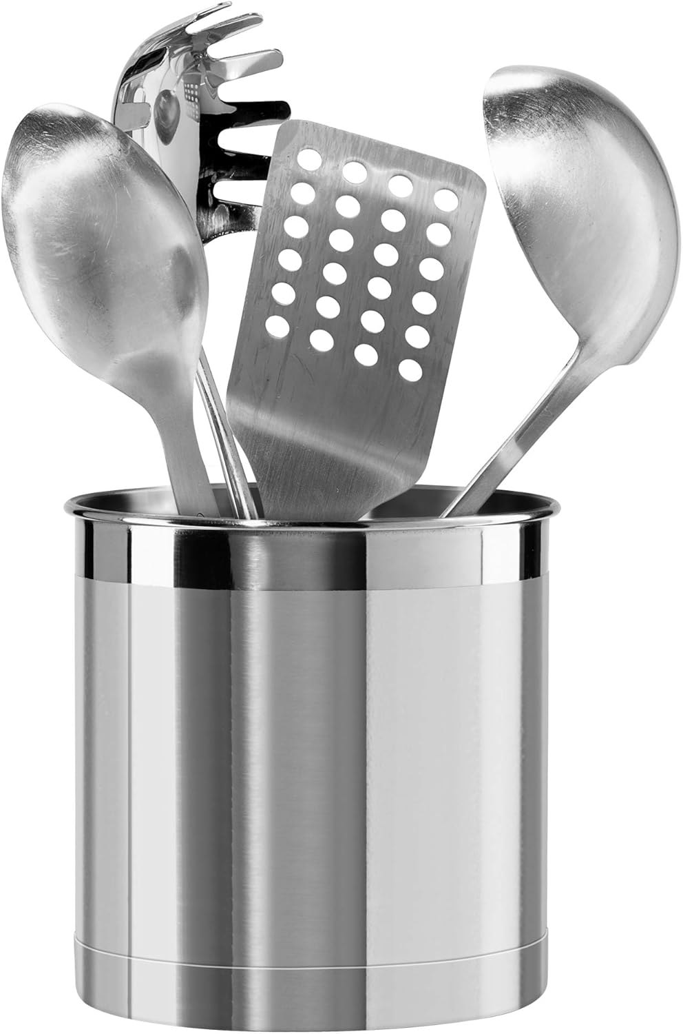 Oggi Jumbo Stainless Steel Utensil Holder: Kitchen & Dining
