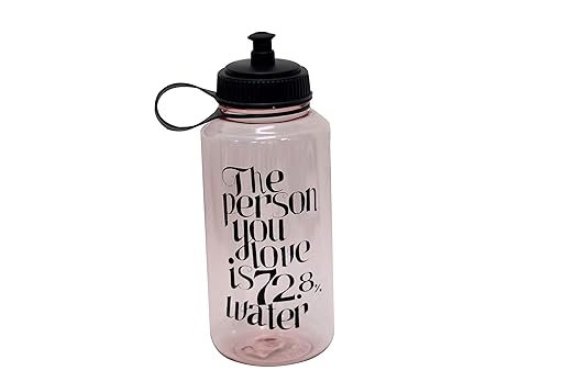 Hamster London BPA Free Plastic Water Bottle for Indoor & Outdoor Sports, Gym, Hiking, Camping, Cycling, Office, Traveling, School,Adults & Kids - 900ml