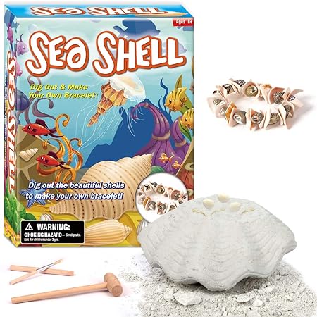 Dr. Daz Ausgrabungsset Muschelschatz die Muschel Spielzeug für Kinder