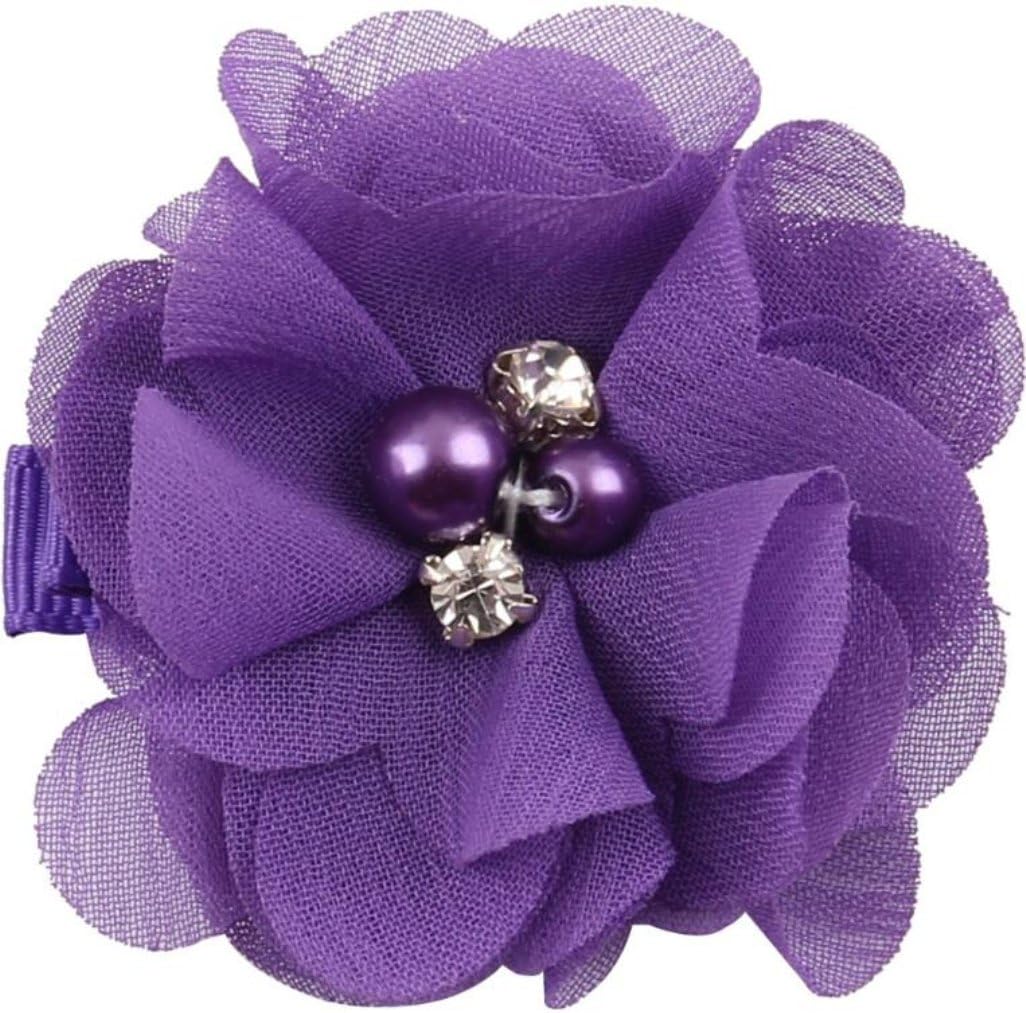 QandSweet 36 Pack Baby Girl's Hair Clips with Hand-Sewn Beads Flower Girl Teens Kids Toddlers: Health & Personal Care