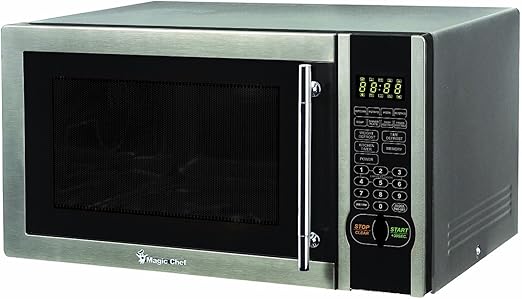 Amazon Com 1100 Watts 1 1 Cu Ft Stainless Steel Microwave By