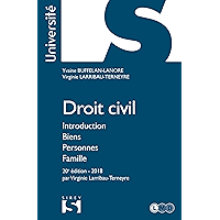 Droit civil. Introduction Biens Personnes Famille (Université) (French Edition) book cover