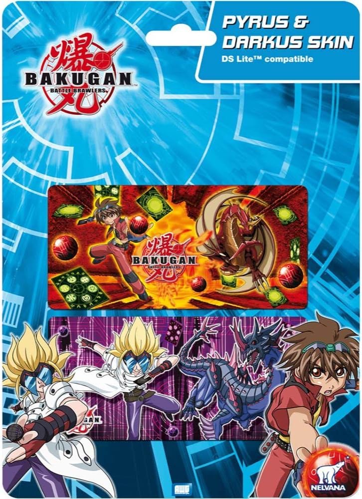 Bakugan AWG80829 Pyrus y Darkus AWG Skin para DS Lite diseño de Bakugan [Importado de Alemania Bakugan AWG80829 Pyrus y Darkus AWG Skin para DS Lite diseño de Bakugan [Importado de Alemania