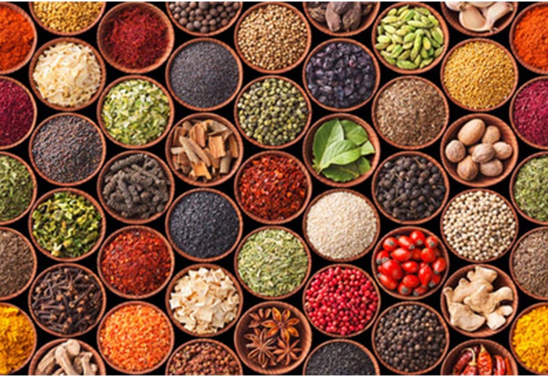 RZJMYUE Herbal Spice Jigsaw Puzzle 500/1000/1500/2000/3000/4000/5000/6000 Pieces Themes Puzzle Sets for Family Educational Intellectual Decompressing Fun Game,3000PCS