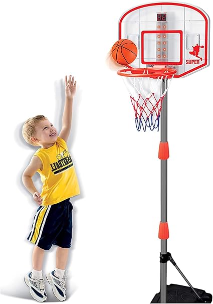 electronic basketball hoop game
