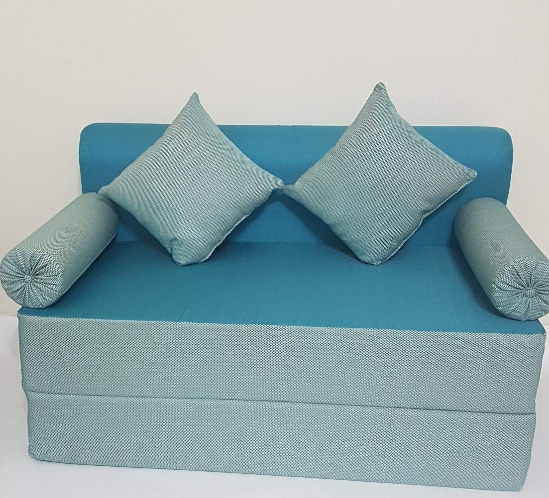 Sofa Bed Duo Two Seater Sofa Upholstered Folding Sofa Sofabed