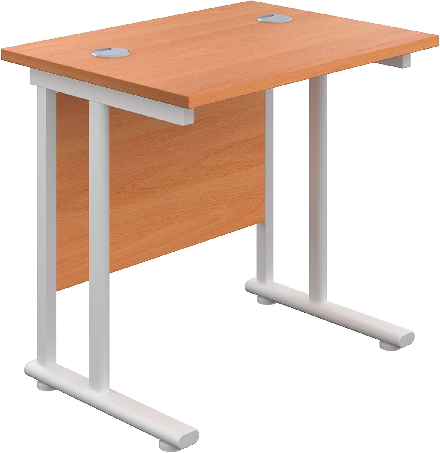 Office Hippo Heavy Duty Rectangular Cantilever Office Desk, Home Office Desk, Office Table, Integrated Cable Ports