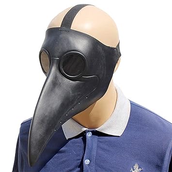 Haorong Docteur Peste Oiseau Masque Bec Long Bec Cosplay