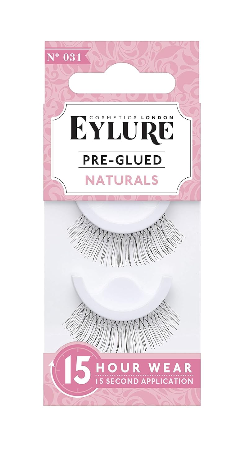 Eylure PreGlued Naturals 031 False Eyelashes Amazon.co.uk Beauty
