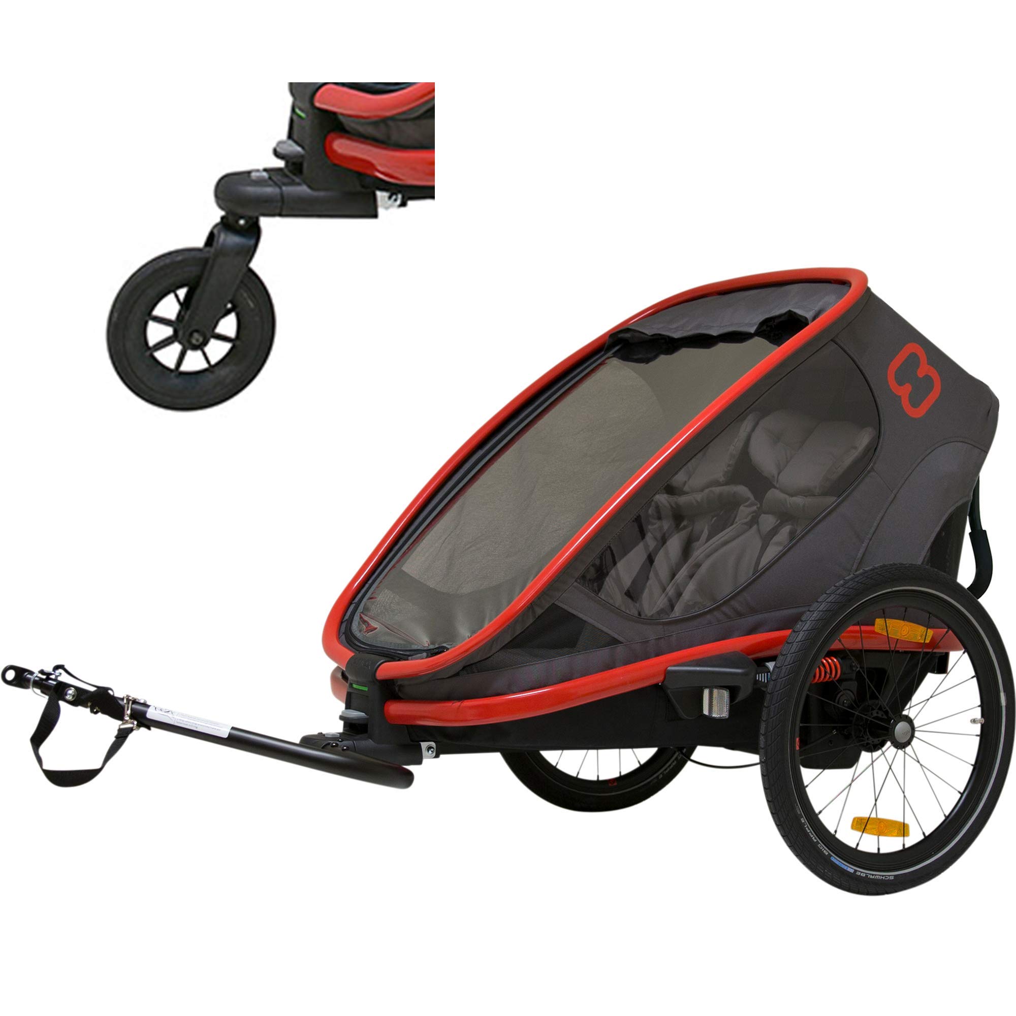 Hamax Outback Reclining Multi Sport Child Bike Trailer Stroller