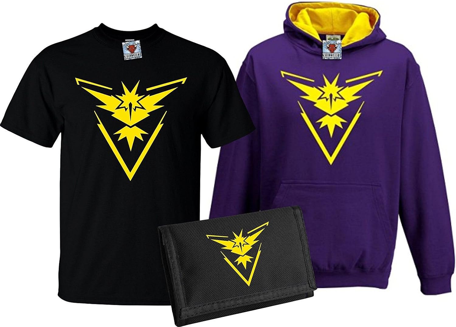 Bullshirt Kid's Deluxe Team Instinct T-Shirt, Contrast Hoodie & Wallet Set