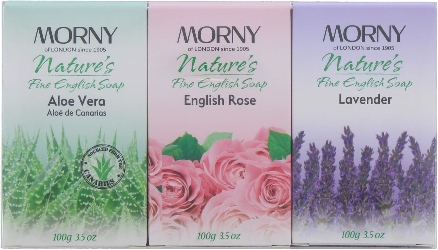 Morny Nature S Soap Set English Lavender Aloe Vera And English Rose 350 G Bigamart Morny Nature S Soap Set English Lavender Aloe Vera And English Rose 350 G Bigamart