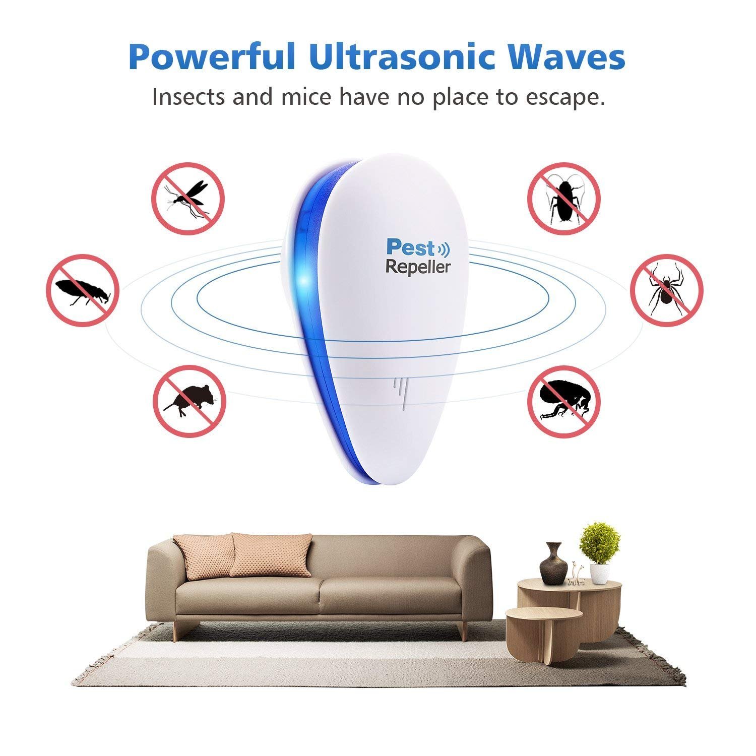 Repella Electronic Ultrasonic Mosquito Repellent Bracelet for Children and Adults | Perfect for Outdoor Camping, Fishing and Travelling | No Oil, No Mess, No Odor, Environment Friendly