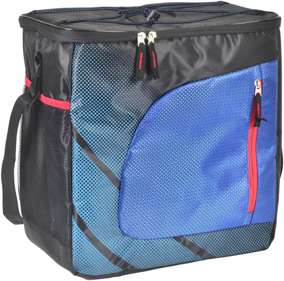 IHOMAGIC Insulated Cooler Bag Lunch Bag with Carrying Strap, Large Capacity Picnic Cool Bag, Lunch Box Tote for Men and Women, 28L (Navy Large)