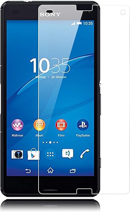 Amazon Malaina Sony ソニー Z3 Compact Xperia 液晶保護フィルム ガラスフィルム 0 26mm薄さ 9h硬度 透明性99 気泡ゼロ 指紋防止 So 02g So 04g 2枚入り スクリーンプロテクター 通販