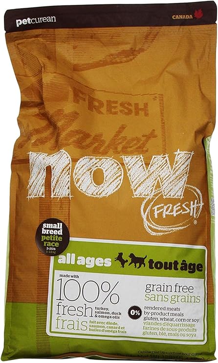 now dog food senior small breed