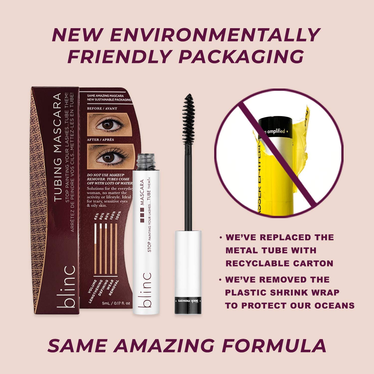blinc Mascara Amplified, Black: Blinc: Premium Beauty
