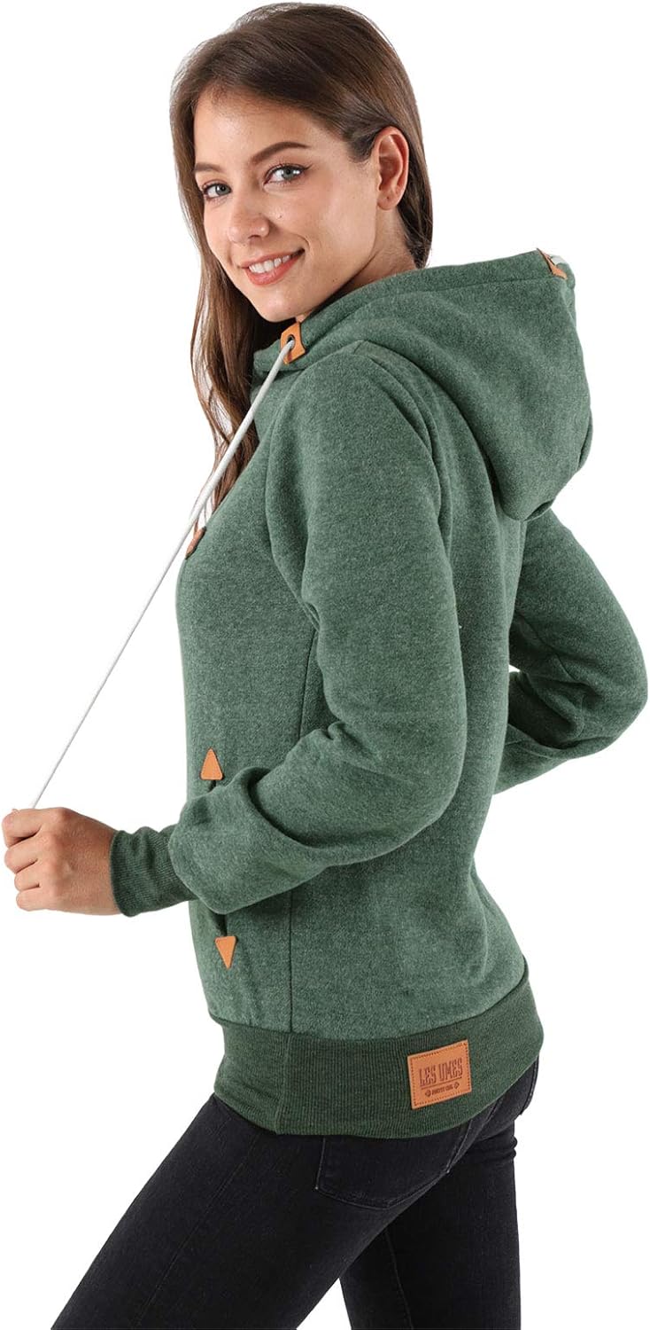 thick cowl neck hoodie