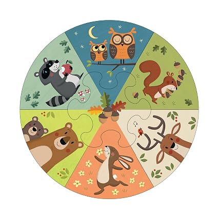 Mudpuppy Wheel Puzzles