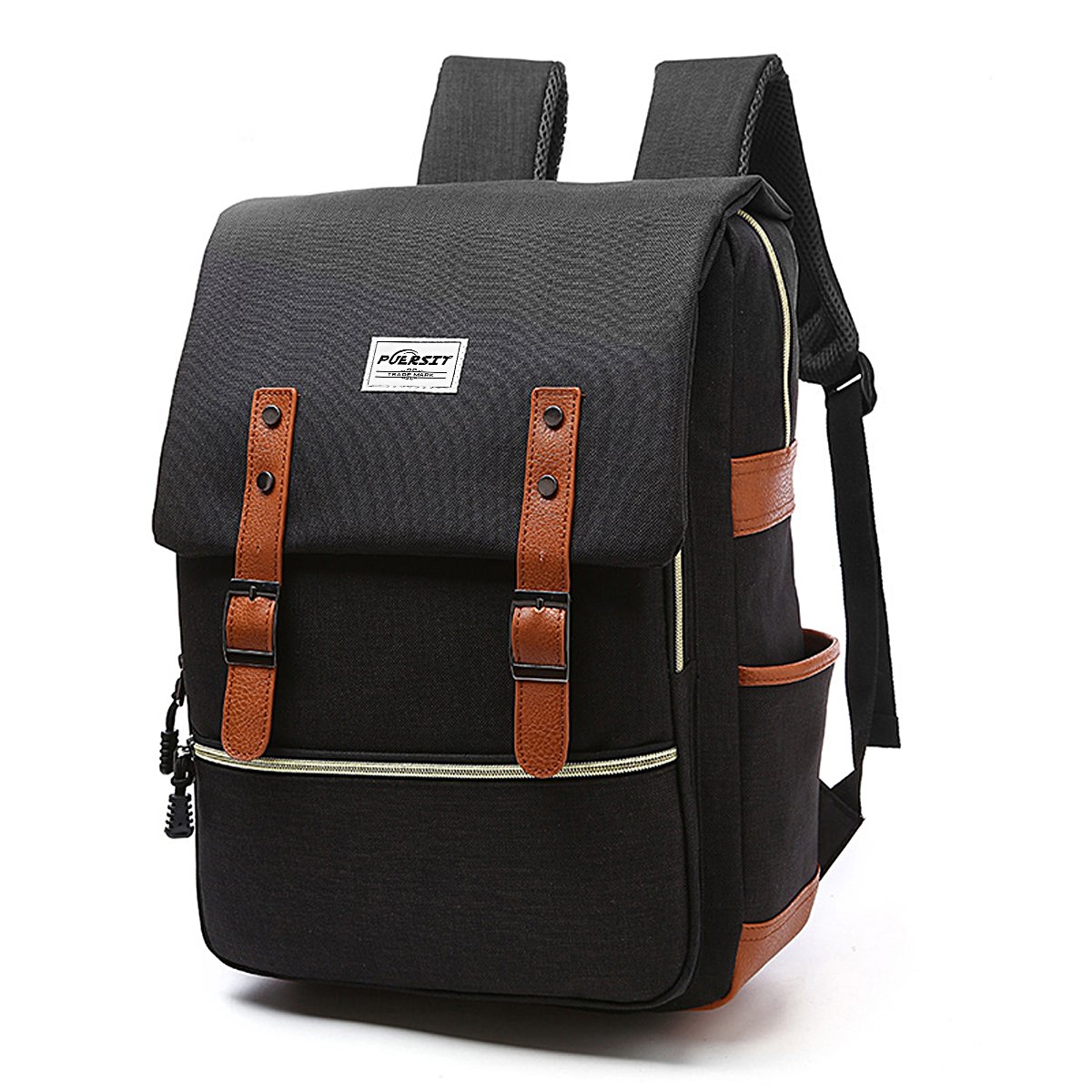 Kaukko Bags Vintage Laptop Backpack, Canvas College Backpack School