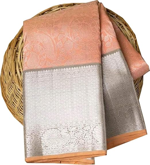 Banarasi Silk Saree For Women's With Blouse Piece