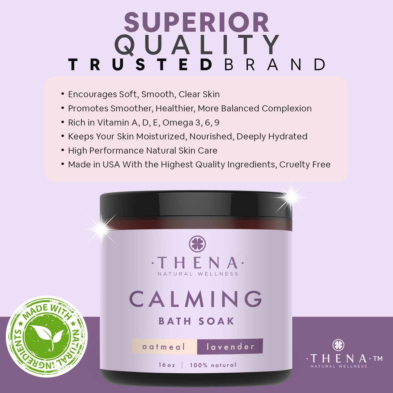Organic Eczema Bath Therapy for Baby Adults with Colloidal Oatmeal Manuka Honey Calendula Dead Sea Salt Lavender Essential Oil, All Natural Relief Soaking Soothing Moisturizing Dry Skin Treatment: Health & Personal Care