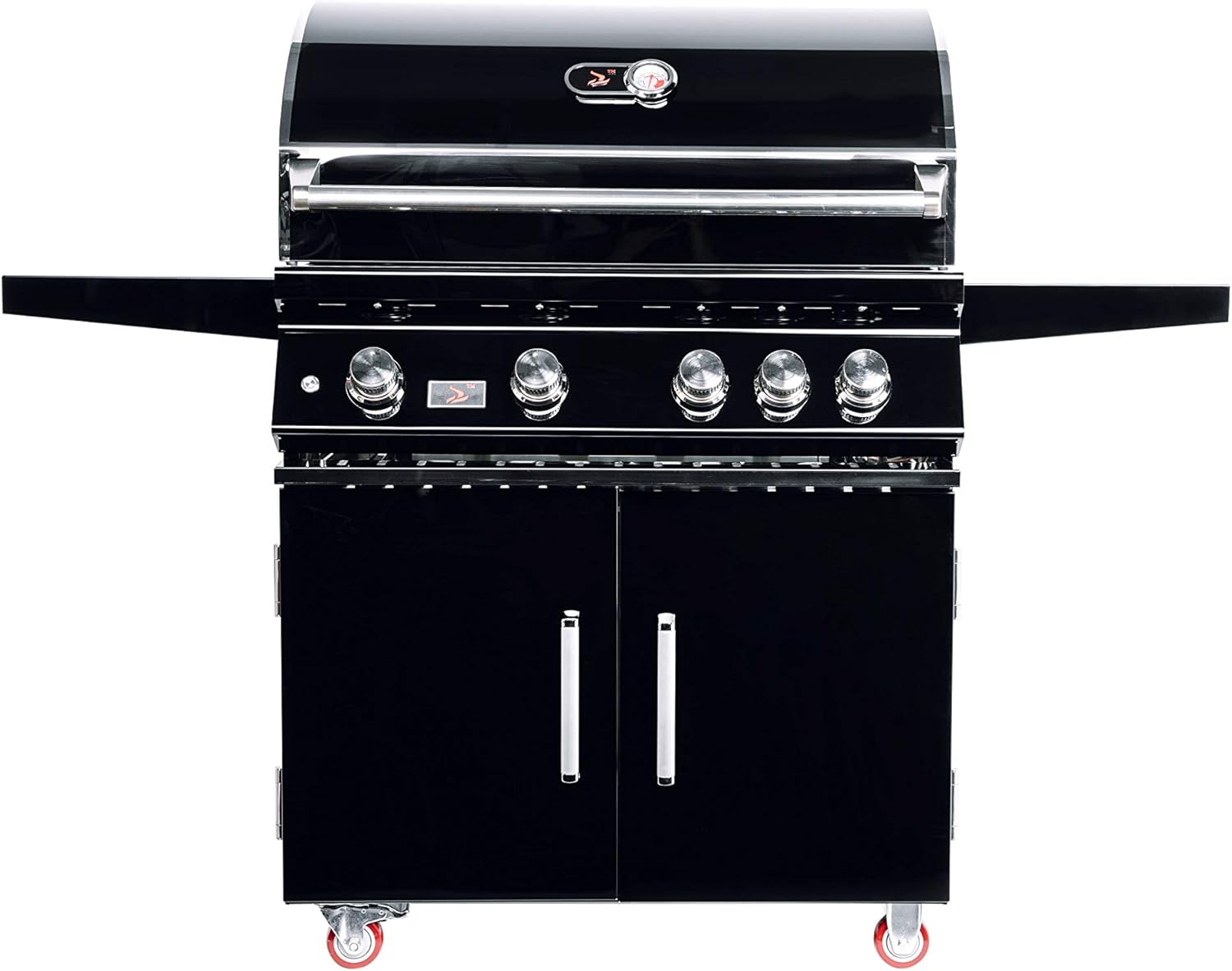 Review Bonfire 34Inch Black 304 Stainless Steel Freestanding 4 Burner