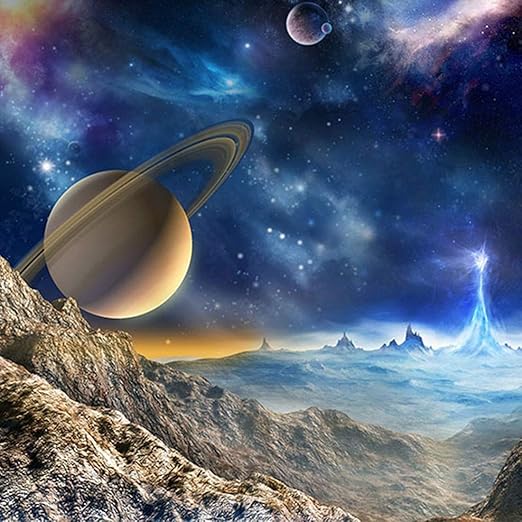 Scarica Gratis Images Longyuchen 3d Mur Papier Peint Pour Mur Espace Exterieur Planete dernière par