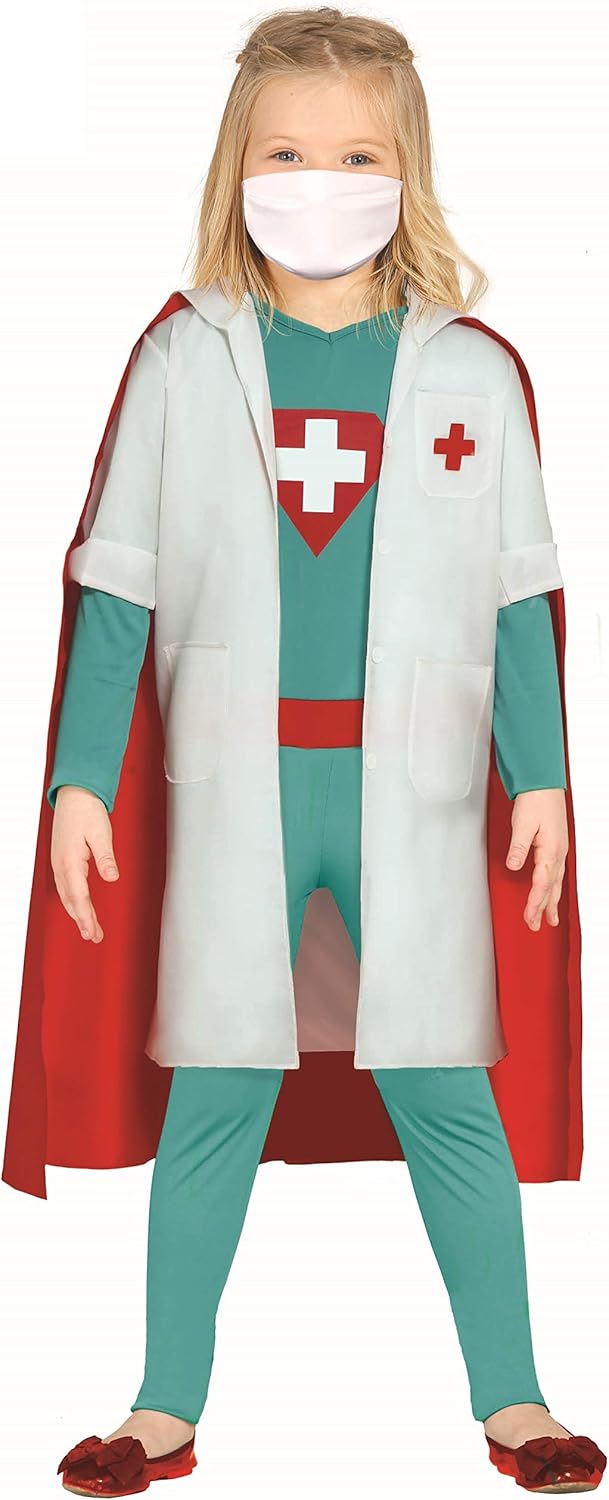 Girls Superhero Nurse Uniform Hospital Job Emergency Services