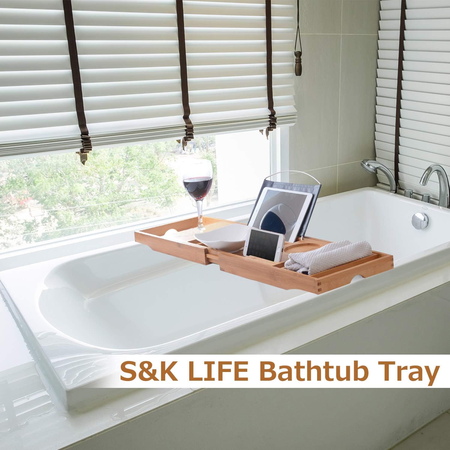 Amazon Co Jp お風呂 バスタブトレー バスタブ トレイ バステーブル お風呂 テーブル お風呂グッズ バスラック おもしろ グッズ おもしろ雑貨 便利グッズ 癒しグッズ S K Life ホーム キッチン