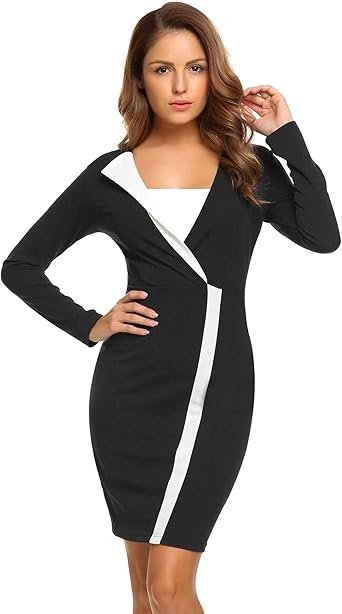 long sleeve sheath dress for work