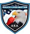 Blue Lives Matter Thin Blue Line Vinyl Sticker - Support Police Decal (C7020)