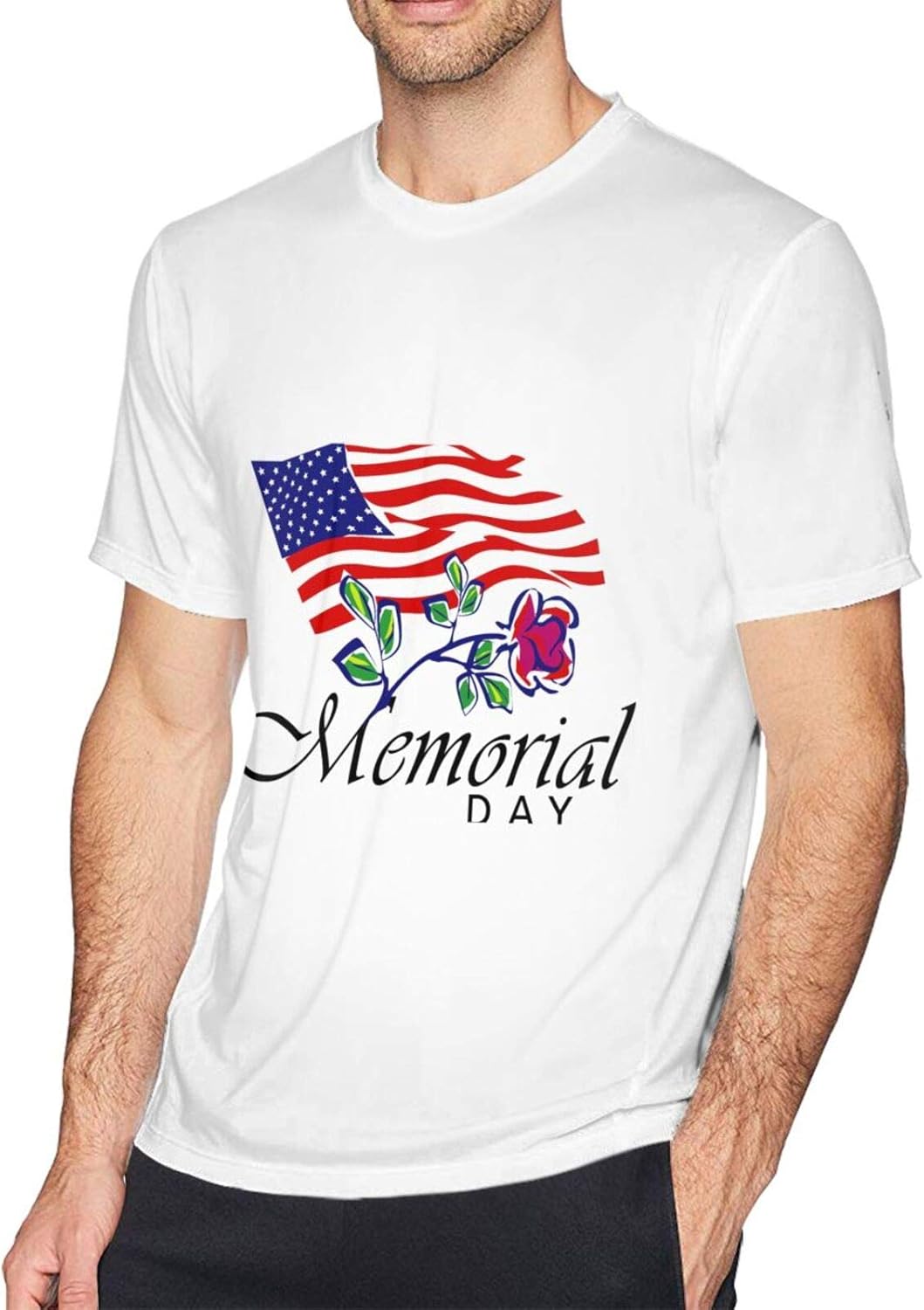 Amazon.com: Memorial Day Men's Shorts-Sleeve Cool Novelty Design