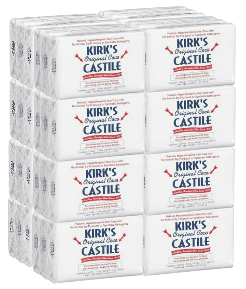 Kirk's Original Coco Castile Soap (48 Pack Case) Free Shipping