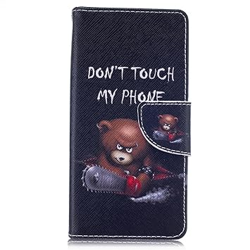 KATUMO® Hülle für Huawei P9 Lite, Flip Cover Brieftasche Book Style Handyhülle für Huawei P9 Lite (2016) Case Cover Handytasc