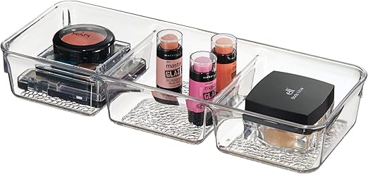 Amazon Com Interdesign Rain Cosmetic Organizer Tray For Vanity