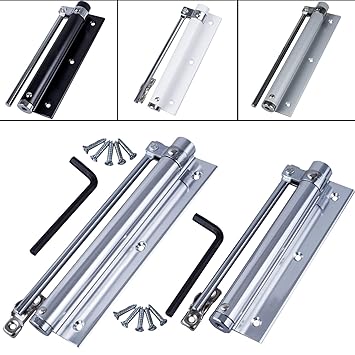 Stangentürschließer Türschließer Automatik Türfeder Schließkraft 55 KG Federschließer UNIVERSAL Glanz