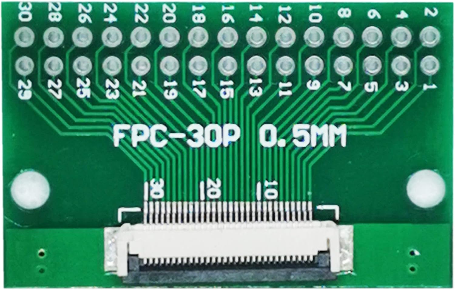 8 Pin Fpc Connector To Dip Breakout Board 0 5mm 1mm Pitch Pack Of 3 Amazon Com Industrial Scientific
