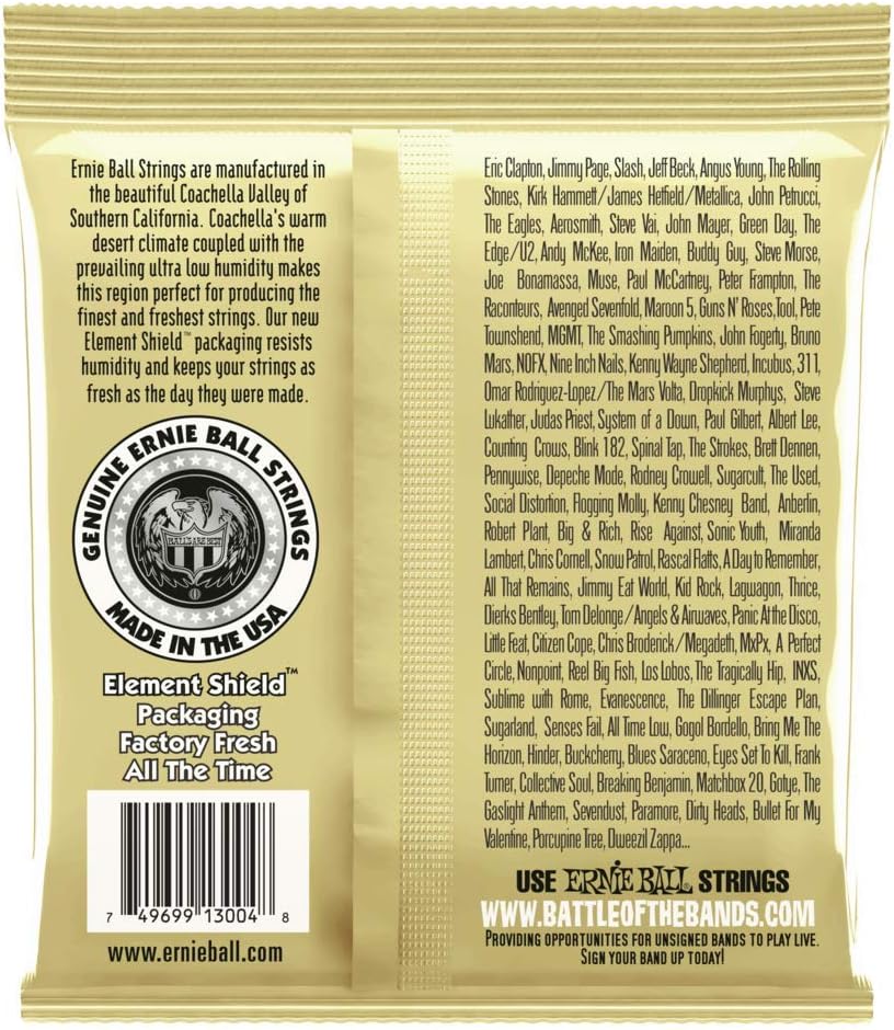 Ernie Ball Earthwood Light 80/20 Bronze Acoustic Guitar Strings 3-Pack - 11-52 Gauge - Image 3