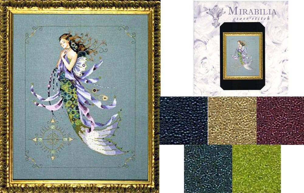 Mirabilia Counted Cross Stitch Chart with Bead Pack