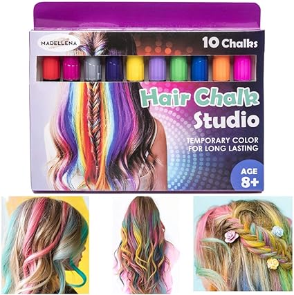 Amazon Com Birthday Gift For Girls Hair Chalk For Girls Hair
