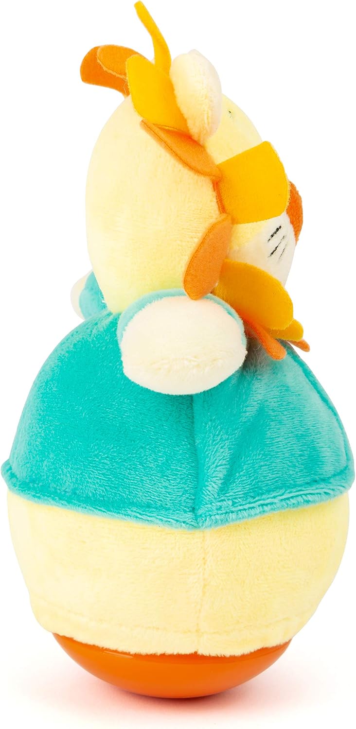 Small Foot 11426 Roly-Poly Lion, A Fun Stand-up Plush Animal for Grasping and Touching Learning Toy, Multicolored, 11 x 14 x 19 cm - Image 4