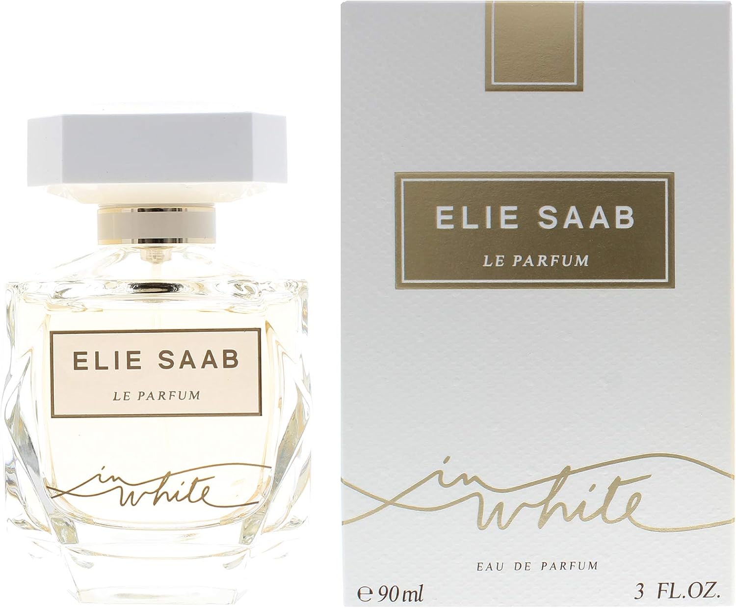 Elie Saab Le Parfum in White 90 ml, White/Dark Grey Heather, 90 ml (Pack of 1) - Image 3