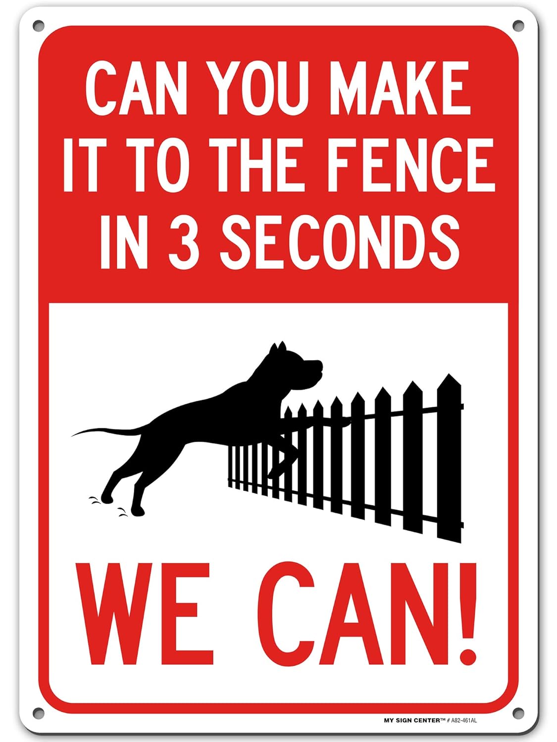 if you have a beware of dog sign